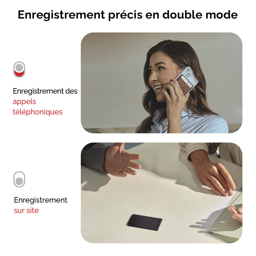 Plaud Note en mode "Call" Plaud Note en mode "Call"