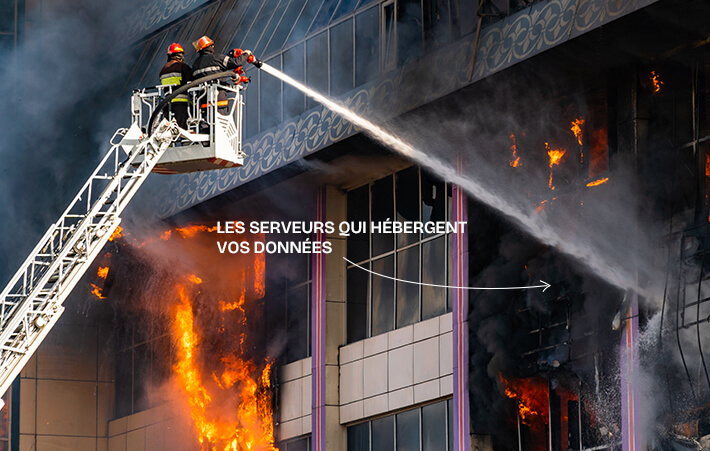 Incendie d'un data-center