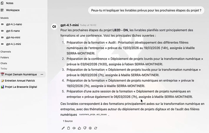 open-web-ui L'agent IA qui vous permet de converser avec votre entreprise